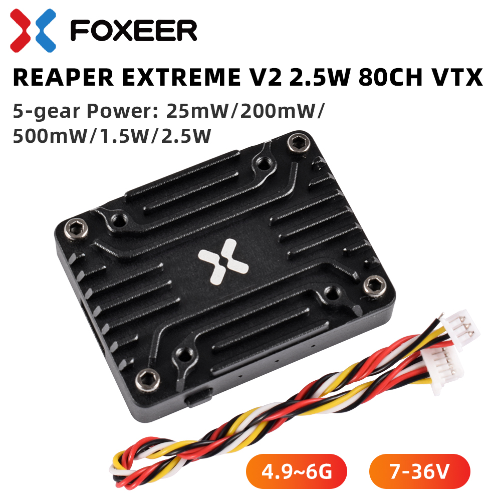 Foxeer 4.9-6G Reaper Extreme V - Foxeer Reaper Extreme 2.5W Vtx 리뷰 및 가격